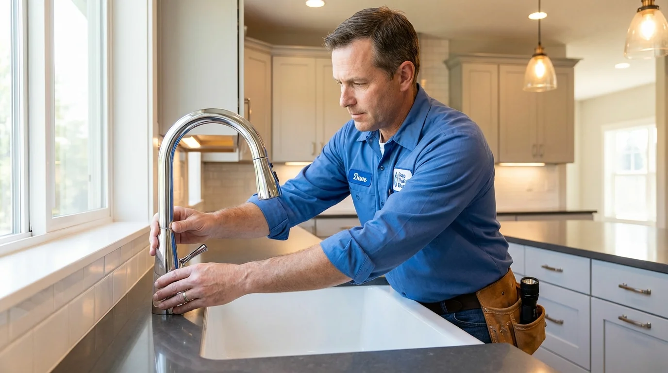 Kitchen faucet installation by Johns Plumbing LLC in Minturn